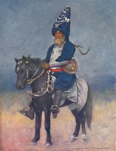 Un devoto fanático de Akalis, 1903 de Mortimer L Menpes