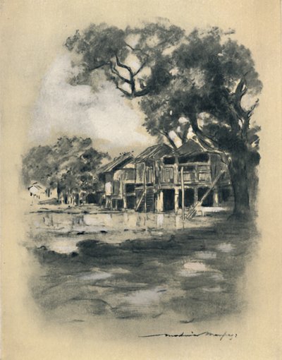 Un pueblo del interior de Mortimer L Menpes
