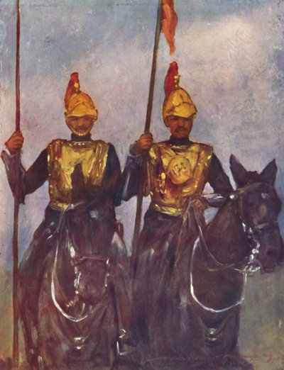 Guardia personal de Su Alteza Dogra Sowar Kashmir, 1903 de Mortimer L Menpes