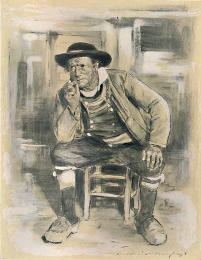 Campesino bretón, 1903 de Mortimer L Menpes