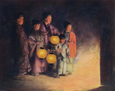 A la luz del farol, c1887, 1901 de Mortimer L Menpes