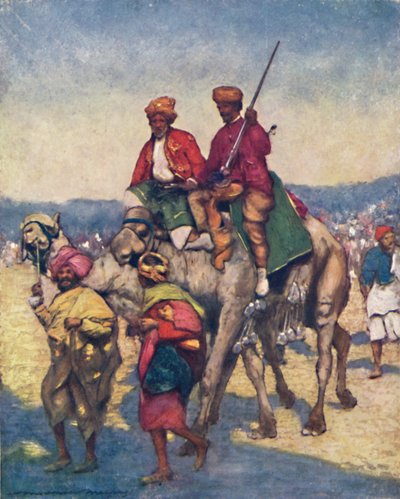 Camellos de Mysore, 1903 de Mortimer L Menpes