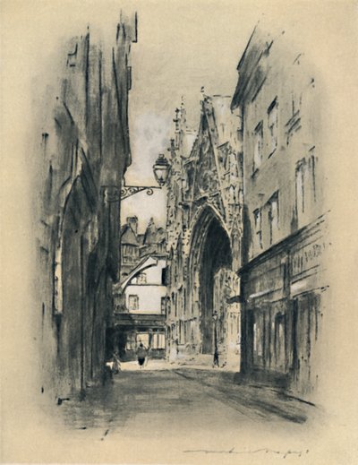 Catedral en Lillebonne, 1903 de Mortimer L Menpes