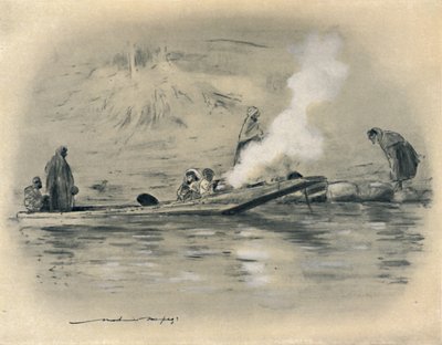 Familia de tribu nómada, 1903 de Mortimer L Menpes