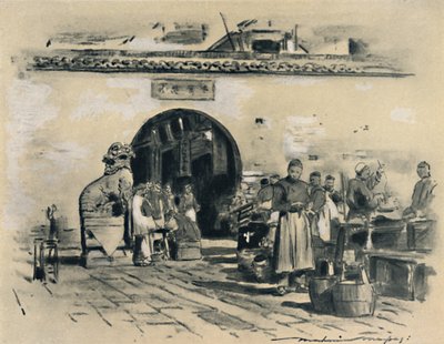 En la Ciudad de Shanghái de Mortimer L Menpes