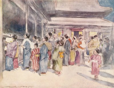 Espectadores, c. 1887, 1901 de Mortimer L Menpes