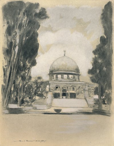 Mezquita de Omar, Jerusalén de Mortimer L Menpes