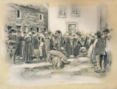 Mercado de Cerdos de Mortimer L Menpes