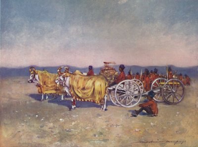 Los cañones de oro y plata de Baroda, 1903 de Mortimer L Menpes