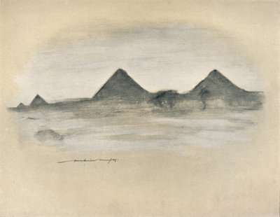 Las pirámides, 1903 de Mortimer L Menpes