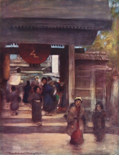 El camino al templo, c. 1887, 1901 de Mortimer L Menpes