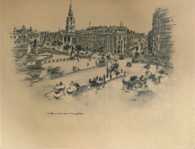 Trafalgar Square, 1903 de Mortimer L Menpes