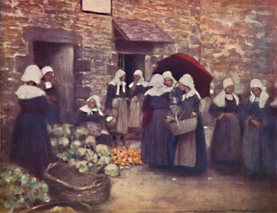 Mercado de vegetales de Mortimer L Menpes