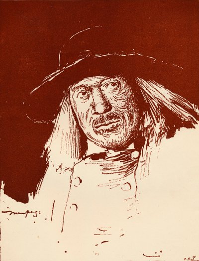 Un Campesino de Bretaña, c1898 de Mortimer Ludington Menpes