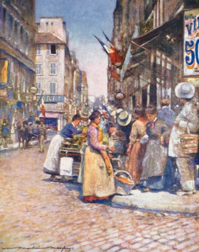 Una esquina en la Rue de Seine de Mortimer Ludington Menpes