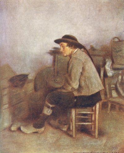 Un trabajador agrícola (litografía en color) de Mortimer Ludington Menpes