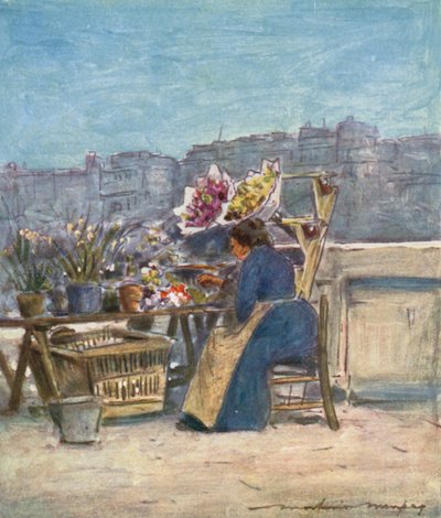 Un Puesto de Flores de Mortimer Ludington Menpes