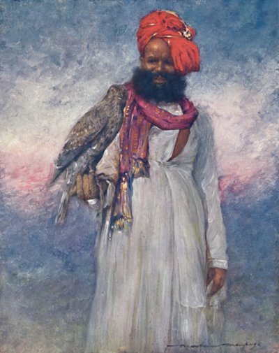 Un halconero de Rajgarh, 1903 de Mortimer Ludington Menpes