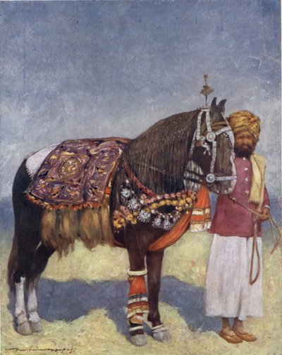 Un caballo de Jodhpur de Mortimer Ludington Menpes