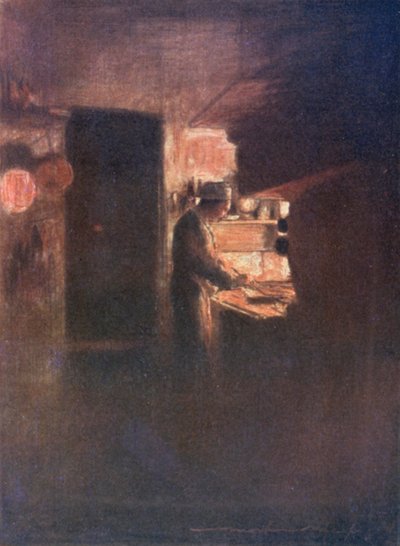 Una cocina parisina de Mortimer Ludington Menpes