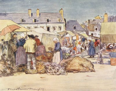 A Sabot-Stall (litografía en color) de Mortimer Ludington Menpes