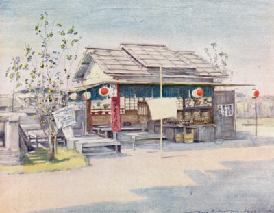 Una casa de té de Mortimer Ludington Menpes