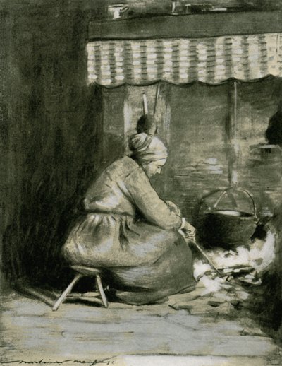Un hogar a la antigua de Mortimer Ludington Menpes