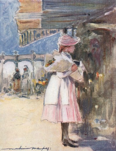 En el Mercado de Flores de Neuilly de Mortimer Ludington Menpes