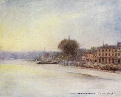 Más allá del puente de Hammersmith de Mortimer Ludington Menpes