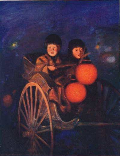 A la luz de los faroles de Mortimer Ludington Menpes