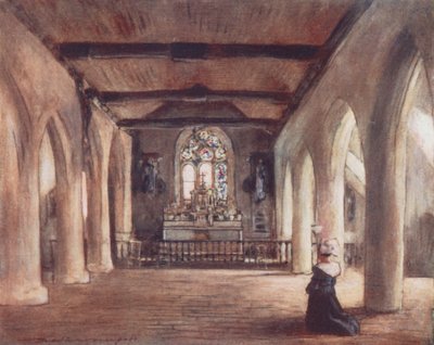 Iglesia de San Mody (litografía en color) de Mortimer Ludington Menpes