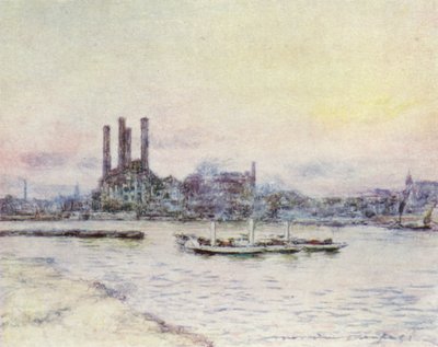 Desde el puente de Battersea de Mortimer Ludington Menpes
