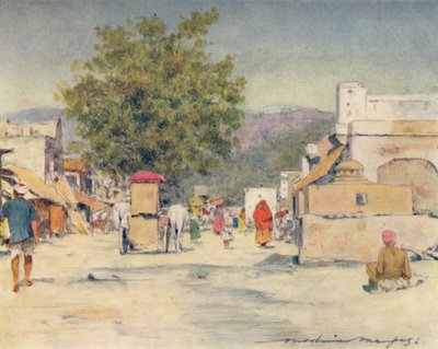 En la ciudad de Jeypore, 1905 de Mortimer Ludington Menpes