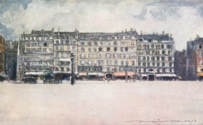 En la Plaza del Hotel De Ville de Mortimer Ludington Menpes