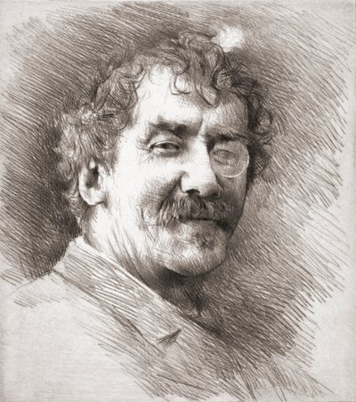 James McNeill Whistler, retrato. de Mortimer Ludington Menpes