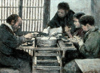 Cena japonesa de Mortimer Ludington Menpes