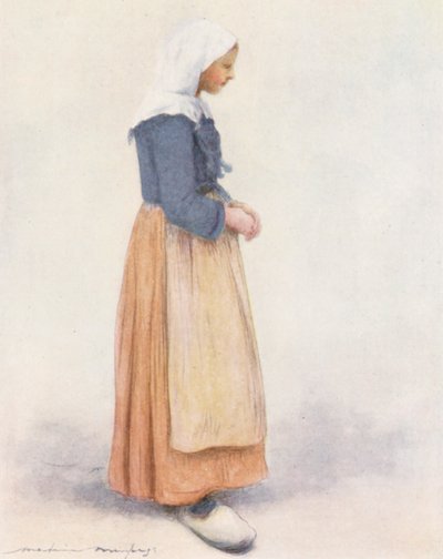 Marie (litografía en color) de Mortimer Ludington Menpes