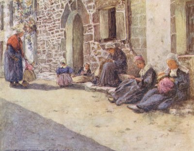 Mediodía (litografía en color) de Mortimer Ludington Menpes