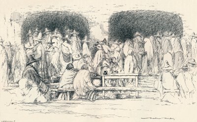 Mediodía en Puebla, c1895, 1896 de Mortimer Ludington Menpes