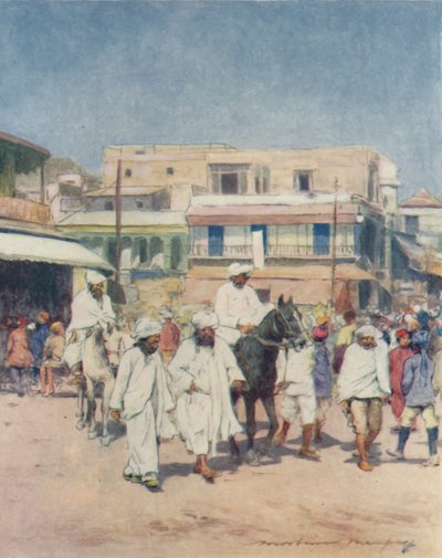 Jefes nativos en Delhi de Mortimer Ludington Menpes