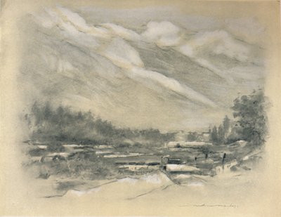 Vecindario de Chamounix, 1903 de Mortimer Ludington Menpes