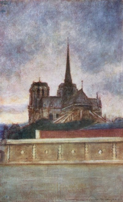 Notre Dame desde el río de Mortimer Ludington Menpes