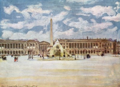 Plaza de la Concordia de Mortimer Ludington Menpes