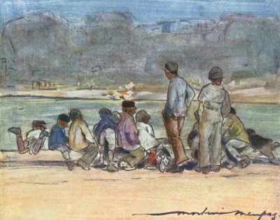 Estanque en los Jardines de las Tullerías de Mortimer Ludington Menpes