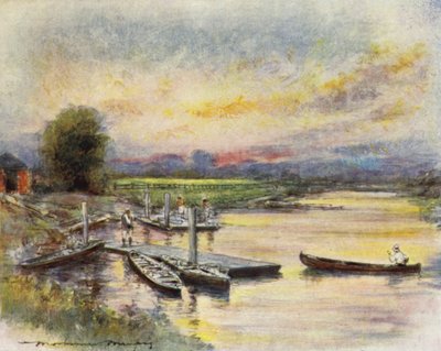 Casa de Botes del Colegio Radley de Mortimer Ludington Menpes