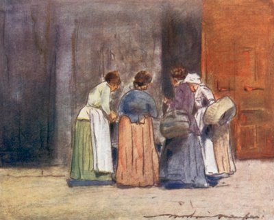 Tienda al lado del Sena de Mortimer Ludington Menpes