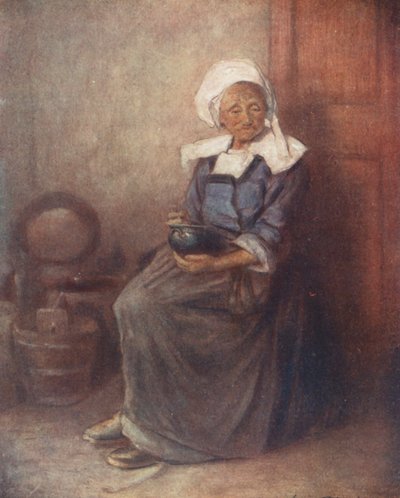 Sopa magra (litografía en color) de Mortimer Ludington Menpes