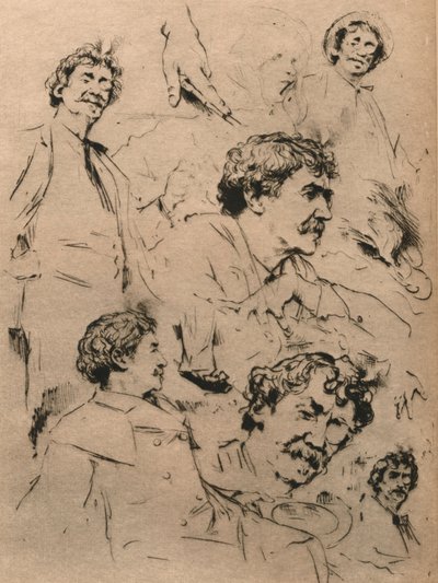 Estudios de James McNeill Whistler, c1886. 1903 de Mortimer Ludington Menpes