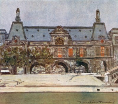 El Louvre de Mortimer Ludington Menpes