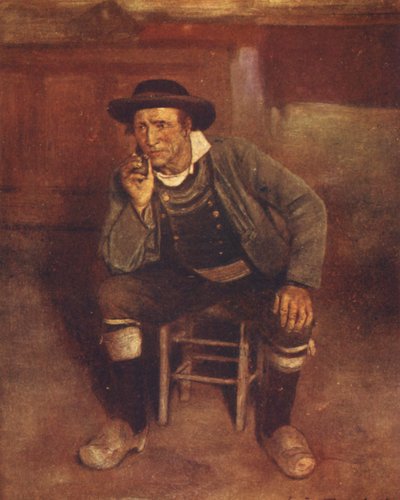 El amo de la casa (litografía en color) de Mortimer Ludington Menpes